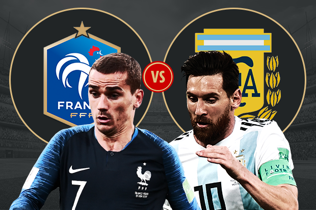 世界杯比分预测：法国vs阿根廷 梅西或破门 法国稍占优